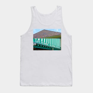 Cafe Du Monde The Original Coffee Stand Awning Tank Top